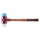 Halder Simplex 40 22 oz. Mallet with Soft Blue Rubber, Non-Marring, Superplastic Inserts