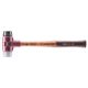 Halder 12 oz. Simplex 30 Mallet with Black Rubber, Grey Rubber Non-Marring Inserts