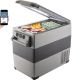 VEVOR 1.9 cu. ft. 60-Can Mini Fridge with Freezer with App Control Car Fridge for Travel Camping and Home Use in Black