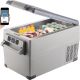 VEVOR 1.2 cu. ft. 36-Can Mini Fridge with Freezer App Control Car Fridge for Travel in Black