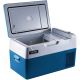 VEVOR 0.8 cu. ft. Mini Fridge 32-Can with Freezer with App Control Car Fridge for Travel Camping and Home Use, Blue