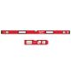 Milwaukee 48 in. Redstick Box Level with 7 in. Billet Torpedo Level
