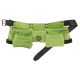 Graintex 9-Pocket Children Tool Apron in Lime Green Suede Leather