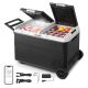 VEVOR 12V Car Refrigerator 95L/100.4 qt. Dual Zone Portable Cooler w/ Wheels Handle -4F‚Äì68¬∞F 12/24V Compressor Freezer Outdoor