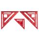 Milwaukee 7 in. Magnetic Rafter Square with 7 in. Non-Magnetic Rafter Square and 4-1/2 in. Trim Square