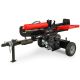 XtremepowerUS 30-Ton Displacement 196 cc Gas Electric Horizontal/Vertical Hydraulic Log Splitter Engine with Auto Return