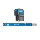 Empire 125 ft. Green 3-Point Laser Level with 24 in. to 40 in. True Blue Extendable Box Level (2-Piece)