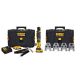 DEWALT 20V MAX Lithium-Ion Cordless Compact Press Tool Kit with (2) 2.0 Ah Batteries, Charger, (4) Press Jaws and (2) Kitboxes