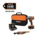 RIDGID 18V Brushless Cordless 2-Tool Combo Kit w/ 1/2 in. Impact Wrench, 3/8 in. Ratchet, 4.0 Ah MAX Output Battery and Charger