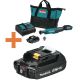 Makita 3/8 in./1/4 in. 18V LXT Lithium-Ion Cordless Square Drive Ratchet Kit with 18V LXT Lithium-Ion Battery Pack 2.0Ah