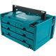 Makita MAKPAC 6 Drawer Interlocking Case, 8-1/2 in. x 15-1/2 in. x 11-5/8 in.