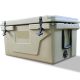 Afoxsos 18 .5 in. W x 29.5 in. L x 15.5 in. H Khaki Portable Ice Box Cooler 65QT Outdoor Camping Beer Box Fishing Cooler