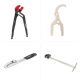 Husky 4-Piece Plumbers Soft Jaw Pliers and Wrench Set