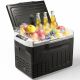 SIMZLIFE 12-Volt 32 qt. Outdoor Portable Fridge in Black, FCC Certification, Large Capacity, Efficient Cooling, -4‚Ñâ~68‚Ñâ