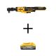 DEWALT ATOMIC 20-Volt MAX Lithium-Ion 1/2 in. Cordless Ratchet with POWERSTACK 20-Volt Lithium-Ion 5.0Ah Battery Pack