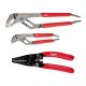Milwaukee 6 in. and 10 in. Straight-Jaw Pliers Set 10-28 AWG Multi-Purpose Dipped Grip Wire Stripper and Cutter (3-Piece)