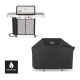 Weber Genesis S-335 3-Burner Natural Gas Grill in Stainless Steel with Grill Cover
