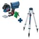Bosch 300 ft. Green Self-Leveling 360-¬∞ 3-Plane Laser Level, Fine Adjustment Mount Carrying Case with Tripod
