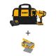 DEWALT 20V MAX XR 16-Gauge Cordless Angled Finish Nailer Kit with 2 in. 16-Gauge Angled Finish Nails (2500 Pack)