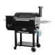 ASMOKE AS700P, Skylights Wood Pellet Grill Smoker - ASCA System, 700 sq. in., View Window with Motion Lights, Black