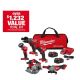 Milwaukee M18 18-Volt Lithium-Ion Brushless Cordless FUEL Combo Kit (5-Tool) with 2-Batteries, 1-Charger, and Tool Bag