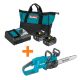 Makita 18V LXT Lithium-Ion 4.0 Ah Battery and Rapid Charger Starter Pack w/bonus LXT 14 in. 18V Lithium-Ion Brushless Chainsaw