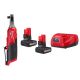 Milwaukee M12 FUEL 12V Lithium-Ion Brushless High Speed 3/8 in. Cordless Ratchet w/M12 XC 5.0 Ah Battery (2-Pack) Starter Kit