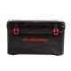 40 qt. Rotomolded Portable Ice Chest Cooler for BBQ, Camping, Pincnic, and Other Outdoor Activities, Black Red