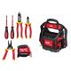 Milwaukee Electricians Hand Tool Set with 10 in. PACKOUT Structured Tote Bag (6-Piece)