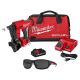 Milwaukee M18 FUEL 18-Volt Lith-Ion Brushless Cordless Coil Roofing Nailer Kit w/ (1) 3.0 Ah Battery & Safety Glasses
