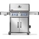 NAPOLEON Rogue Pro-S 525 4-Burner Natural Gas Grill in Stainless Steel with Infrared Side and Rear Burner