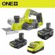 RYOBI ONE+ 18V Cordless 3-1/4 in. Planer Kit with (1) 2.0 Ah Battery, (1) 4.0 Ah Battery, and Charger