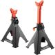 SKYSHALO 6 Ton Car Jack Stands Double Locking, 14.2-23 in. Adjustable Height, for Lifting SUV, Pickup Truck, Car and UTV/ATV, Red