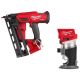 Milwaukee M18 FUEL 18-Volt Lithium-Ion Brushless Cordless Gen II 16-Gauge Angled Finish Nailer with Compact Router