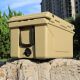 wayofatry 65 qt. Outdoor Fishing Portable Cooler Camping Ice Chest Cooler Box in Khaki