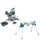 Makita 40V max XGT Brushless 10 in. Dual-Bevel Sliding Compound Miter Saw Kit(4.0Ah) with Compact Folding Miter Saw Stand