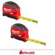 Milwaukee 25 ft. Compact Auto Lock Tape Measure with Fractional Scale (2-Pack)
