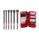 Milwaukee SHOCKWAVE Impact Duty, 6 in. Magnetic Nut Driver Set & SHOCKWAVE Impact Duty Alloy Steel Screw Driver Bit Set (32-Piece)