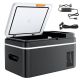 SKYSHALO Car Refrigerator 23 qt. Portable Freezer 12-Volt Car Refrigerator Fridge -4‚Ñâ-68‚Ñâ Adjustable Range 12/24-Volt
