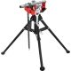 SKYSHALO Tripod Pipe Chain Vise, 1/8 in.-5 in. Pipe Capacity, 36.4 in. Length Chain Vise Stand with Portable Folding Steel Legs
