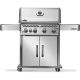 NAPOLEON Rogue 525 4-Burner Natural Gas Grill in Stainless Steel with Range Side Burner
