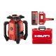 Hilti PR40G 22V 490 ft. Lithium-Ion Cordless Green Rotary Laser Level with Receiver, Holder and Case (Batteries Not Included)