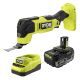 RYOBI ONE+ HP 18V Brushless Cordless Oscillating Multi-Tool with 4.0 Ah HIGH PERFORMANCE EDGE Battery and Charger
