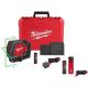 Milwaukee Green 100 ft. Cross Line and Plumb Points Rechargeable Laser Level with REDLITHIUM Lithium-Ion USB Battery and Charger