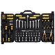 SKYSHALO Mechanics Tool Set, 221-Piece, 1/4 in. and 3/8 in. Drive Sockets, SAE and Metric Sockets, Wrenches, Bits, Ratchet Handle
