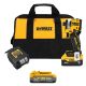 DEWALT ATOMIC 20V MAX Lithium-Ion Cordless 1/4 in. Brushless Impact Driver Kit, 5 Ah Battery, 3.5 Ah Battery, Charger, and Bag