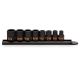 GEARWRENCH 3/8 in. Drive 6-Point SAE Hi-Viz Impact Socket Set (8-Piece)