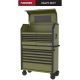 Husky Heavy-Duty 42 in. W 12-Drawer Matte Army Green Rolling Tool Chest Combo