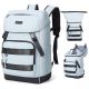 Misopily 32 qt. Roll Top Insulated Leakproof Soft-Side Cooler Backpack for Men Women 20 Hours Cooling Portable Grey