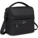 Misopily 8 qt. Insulated Water-Resistant Soft-Side Cooler with Shoulder Strap and Handle Black